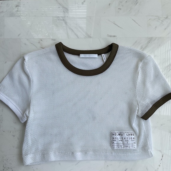 Helmet Lang Mesh Crop - Picture 2 of 2